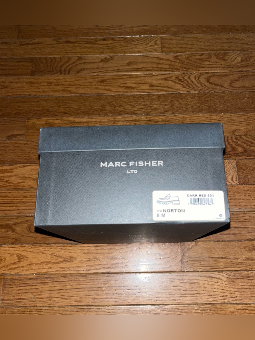 Marc Fisher LTD Norton Lug Sole Penny Loafers Dark Red Calf Hair Women’s 8 - Picture 13 of 14